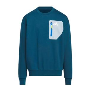 Детский свитшот Adidas, зеленый/синий