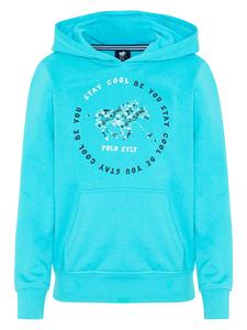 Толстовка с капюшоном Polo Sylt, бирюзовый
