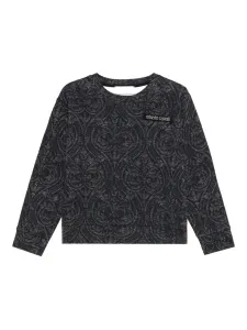 Толстовка с принтом Roberto Cavalli, черный