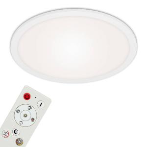 Светодиодный потолочный светильник Briloner Piatto, поликарбонат/железо - 1 лампа