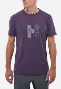 Kamet map ts ss sports tshirt Millet, Violet