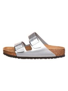 Мюли Birkenstock, серебряный
