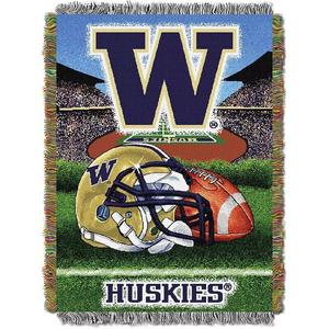 Тканый плед Northwest Washington Huskies размером 48 x 60 дюймов