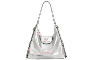 Совместная коллекция Maltese Сумка через плечо из искусственной кожи Обычная Женская Многоцветная TOUTOU, Горный весенний розовый