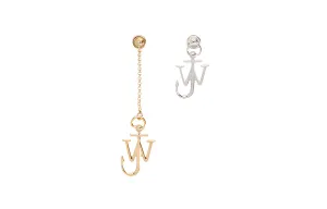 Jw Anderson Серьги-подвески с деталью в виде логотипа