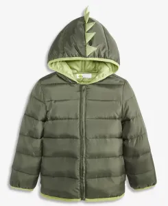 Мальчиковая куртка с капюшоном Dino Puffer для малышей 2T-4T Epic Threads, синий