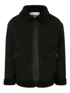 Куртка-бомбер с флисовыми вставками DONDUP KIDS, черный