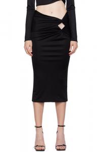 Черная юбка миди Dua Lipa Edition Versace