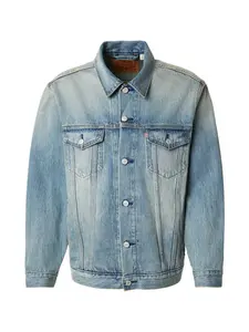 LEVI'S  Куртка для межсезонья 'Relaxed Type III Trucker Jacket' в синем дениме