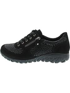 WALDLÄUFER Тяжелые спортивные кроссовки на шнуровке, черные