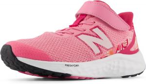 Кроссовки New Balance Unisex-Child Fresh Foam Arishi V4 с шнуровкой, розовый