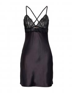 Платье-комбинация Underwear Giorgio Armani, черный