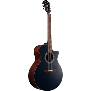 Акустически-электрическая гитара Ibanez AE275 Sitka Spruce-Okoume Dark Tide Blue Flat