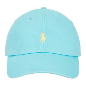 Polo Ralph Lauren Хлопковая твилловая бейсболка унисекс синяя, Blue