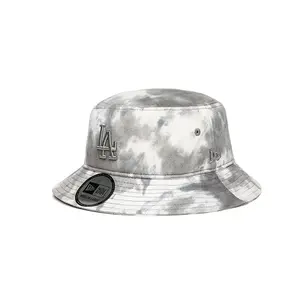 New Era Хлопковая полиэстеровая панама унисекс серого цвета, Gray