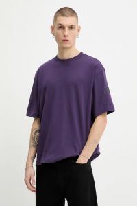 Хлопковая футболка essentials Adidas, фиолетовый