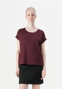 Футболка ONLY ONLMOSTER GLITTER S/S NOOS JRS, Chocolate Truffle/Dark Brown