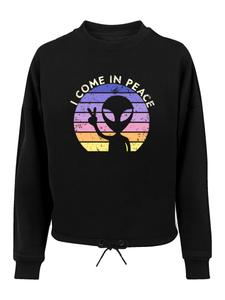 Толстовка F4NT4STIC Alien Peace Sunset, Black