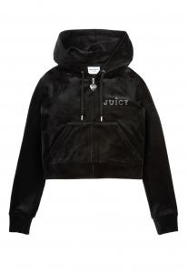 Толстовка на молнии REGAL MADISON HOODIE Juicy Couture, черный