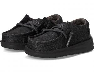 Кроссовки Hey Dude Kids Wally Basic, цвет Black Basic