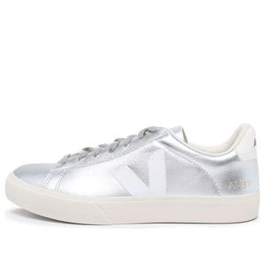 Кроссовки Veja Campo Chromefree Lace-Up 'Silver White' CP0502684, серебряный