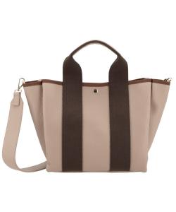 Сумка-шоппер Kashkash с двухсторонней лентой и толстым плечевым ремнем.