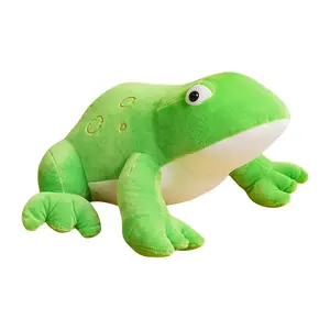 Плюшевая игрушка мультяшная лягушка высота 35см Bitter purchase, зеленый
