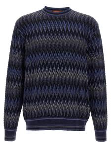 Свитер с узором в зигзаг Missoni, синий