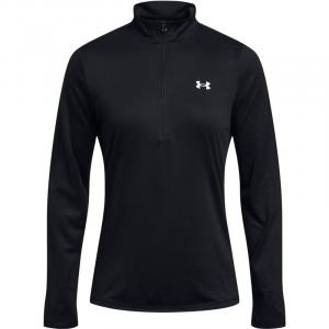 Рубашка техническая, молния 1/2, однотонная Under Armour, черный