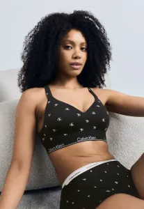 Бюстгальтер-Топ lift bral из хлопка и модала, многофункциональный/без бретелей Calvin Klein Underwear, Black