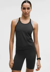 Футболка swiftly tech с круглым вырезом и длиной до колена (гоночная версия 2.0) Lululemon, Black Black