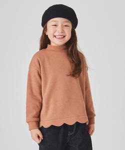 Толстовка на флисовой подкладке с фестончатым краем Ever Closet, цвет Tawny Brown