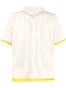 Рубашка поло La Maille Treze Jacquemus, кремовый