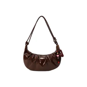 PAYOT Синтетическая кожа подмышечная сумка через плечо женская coffee/cherry red