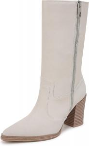 Женские сапоги Franco Sarto Jaxon средней длины с каблуком, Sea Salt Grey