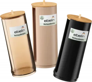 Wattepadspender mit Bambusdeckel 1 St. ebelin