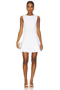 Трикотажное платье Audrina Retrofete, white