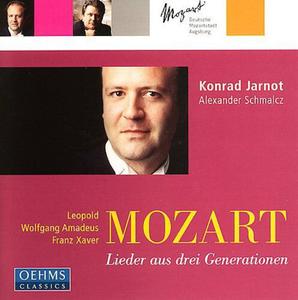 CD диск Mozart,L. / Mozart,W.a. / Mozart, F.X. / Jarnot: Lieder from Three Generations