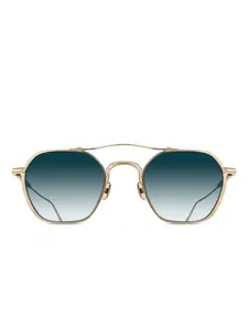 Солнцезащитные очки в квадратной оправе Matsuda, золотой