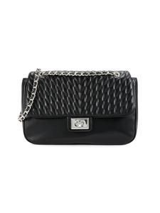 Сумка через плечо из кожи Agyness Karl Lagerfeld Paris, цвет Black Silver