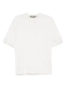 Хлопковая футболка Canali, белый
