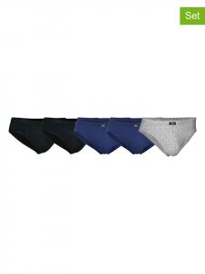 JBS Комплект из 5 штук: трусы черного/темно-синего/серого цвета