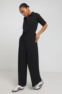 Вафельный комбинезон Simply Be, черный