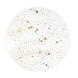 Тарелка Liberty Golden Stars 27,5 см Seltmann Weiden, белое золото
