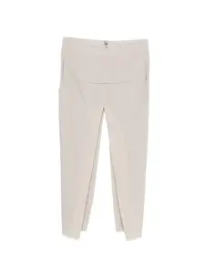 Длинная юбка с прорезями и необработанными краями Rick Owens, бежевый