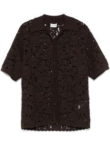 Рубашка в технике макраме P.A.R.O.S.H., коричневый