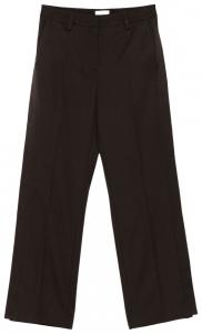 Брюки Off-White Virgin Wool Wide Leg Pants 'Mole', коричневый