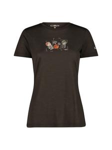 Женская футболка коричневого цвета cmp