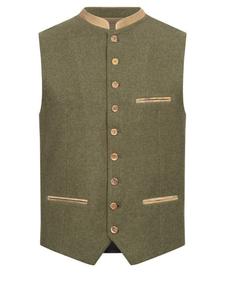 Nübler Традиционный жилет Gustl лаврового цвета