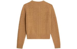 Свитер женский Celine с узором, коричневый